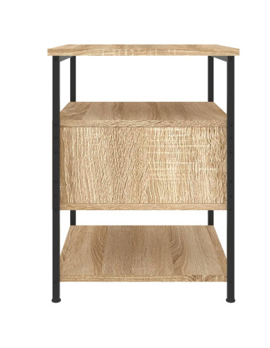 Comodino Rovere Sonoma 40x42x56 cm in Legno Multistrato
