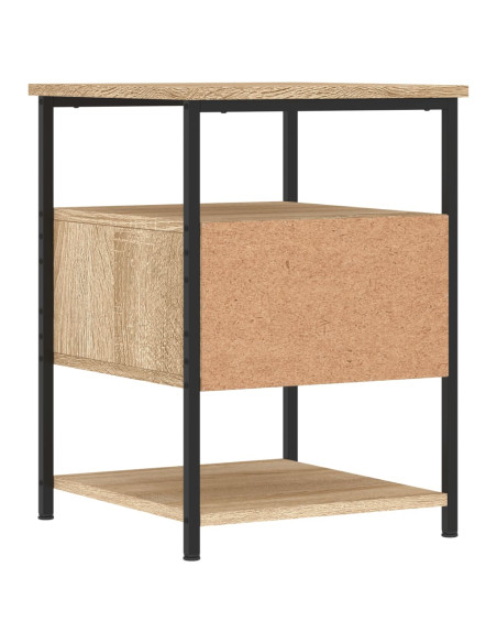 Comodino Rovere Sonoma 40x42x56 cm in Legno Multistrato
