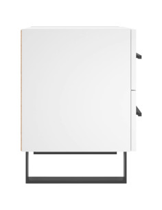 Comodini 2 pz Bianchi 40x35x47,5 cm in Legno Multistrato 2