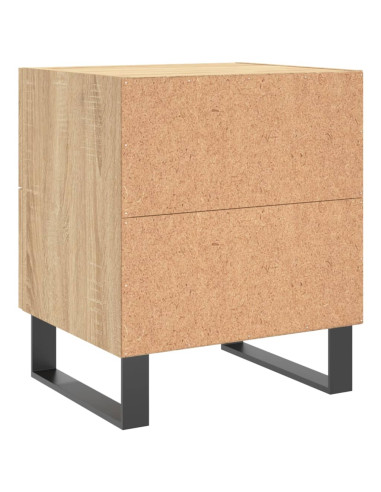Comodino Rovere Sonoma 40x35x47,5 cm in Legno Multistrato