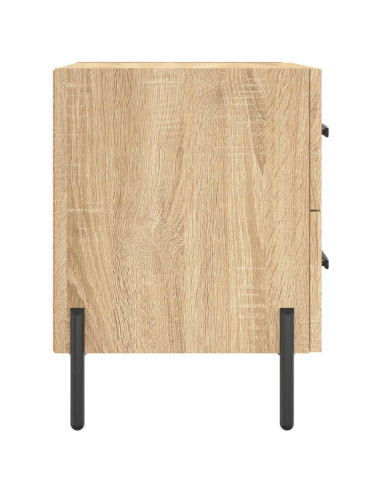Comodino Rovere Sonoma 40x35x47,5 cm in Legno Multistrato