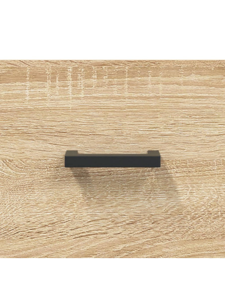 Comodino Rovere Sonoma 40x40x66 cm in Legno Multistrato