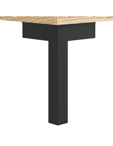 Comodino Rovere Sonoma 40x40x66 cm in Legno Multistrato