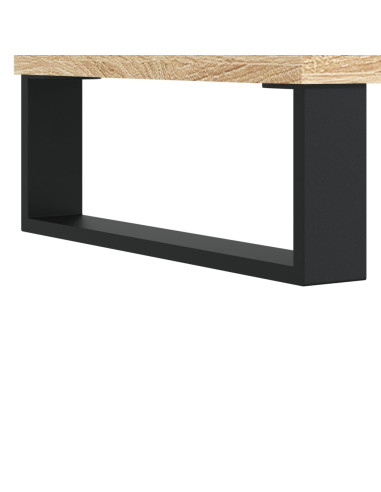 Comodino Rovere Sonoma 40x40x66 cm in Legno Multistrato