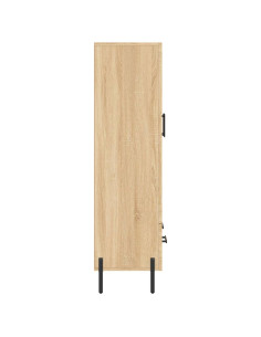 Credenza Rovere Sonoma 69,5x31x115 cm in Legno Multistrato