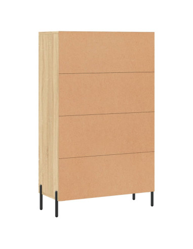 Credenza Rovere Sonoma 69,5x31x115 cm in Legno Multistrato