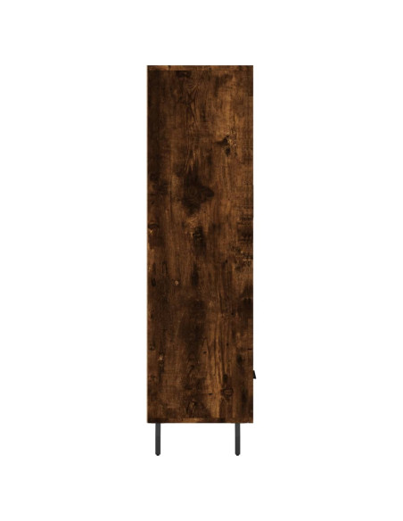 Credenza Rovere Fumo 69,5x31x115 cm in Legno Multistrato