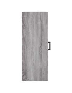 Mobile a Parete Grigio Sonoma 34,5x34x90 cm Legno Multistrato 2
