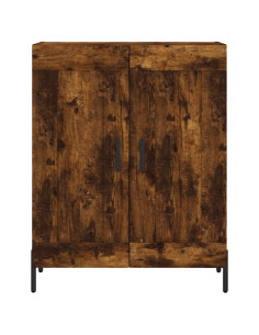 Credenza Rovere Fumo  69,5x34x180 cm in Legno Multistrato 2