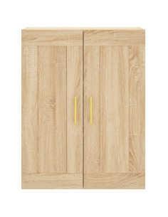 Mobile a Parete Rovere Sonoma 69,5x34x90 cm Legno Multistrato