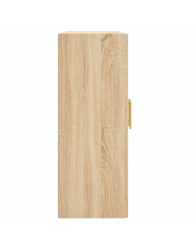 Mobile a Parete Rovere Sonoma 69,5x34x90 cm Legno Multistrato