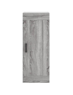 Credenza Grigio Sonoma 34,5x34x180 cm in Legno Multistrato