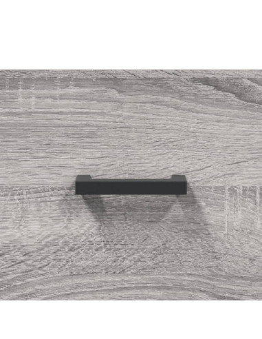 Credenza Grigio Sonoma 34,5x34x180 cm in Legno Multistrato