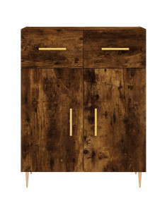 Credenza Rovere Fumo  69,5x34x180 cm in Legno Multistrato 2