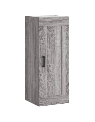 Credenza Grigio Sonoma 34,5x34x180 cm in Legno Multistrato