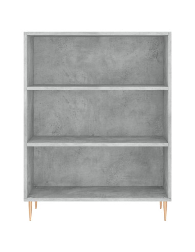 Credenza Grigio Cemento 69,5x34x180 cm in Legno Multistrato