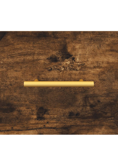 Credenza Rovere Fumo  69,5x34x180 cm in Legno Multistrato