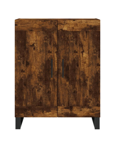 Credenza Rovere Fumo  69,5x34x180 cm in Legno Multistrato