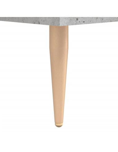 Credenza Grigio Cemento 69,5x34x180 cm in Legno Multistrato