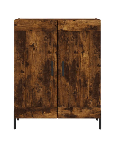 Credenza Rovere Fumo  69,5x34x180 cm in Legno Multistrato