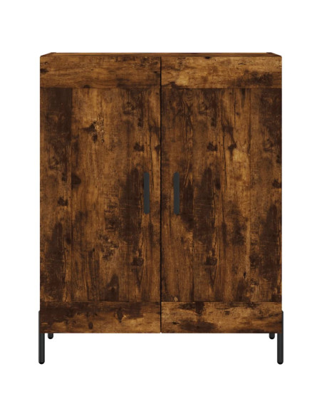 Credenza Rovere Fumo  69,5x34x180 cm in Legno Multistrato