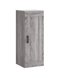 Credenza Grigio Sonoma 34,5x34x180 cm in Legno Multistrato