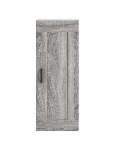 Credenza Grigio Sonoma 34,5x34x180 cm in Legno Multistrato