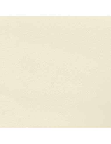 Giroletto con Testiera Crema 90x190 cm in Similpelle