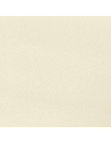 Giroletto con Testiera Crema 90x200 cm in Similpelle