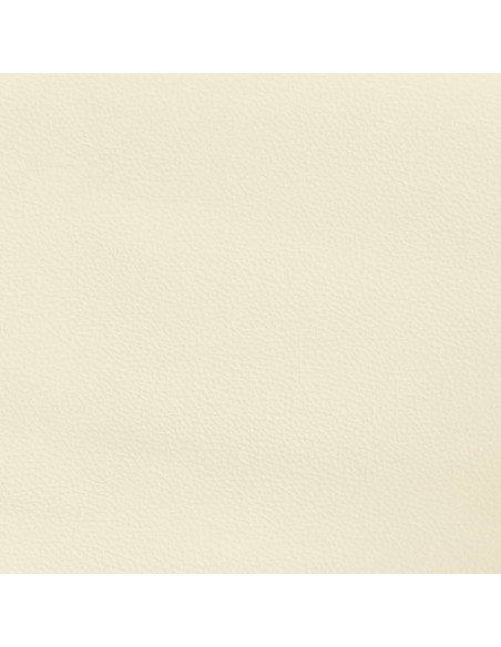 Giroletto con Testiera Crema 90x200 cm in Similpelle