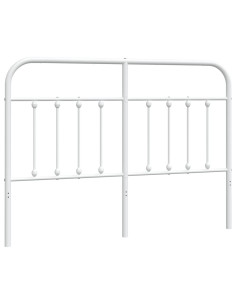 Testiera in Metallo Bianco 140 cm 2