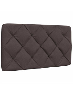 Giroletto senza Materasso Marrone Scuro 80x200 cm Tessuto