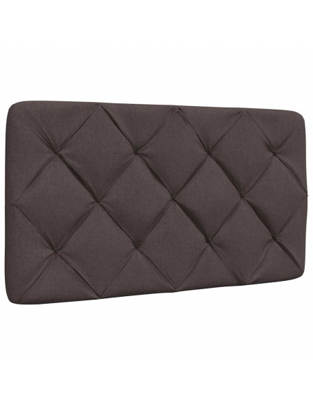 Giroletto senza Materasso Marrone Scuro 80x200 cm Tessuto