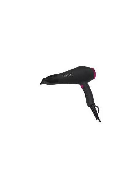 Revlon Asciugacapelli Smooth Brilliance 2000W Nero/Rosa
