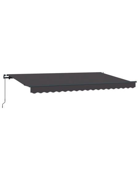 Tenda Retrattile Antracite 400x200 cm 400 x 200 cm 4 x 2 m