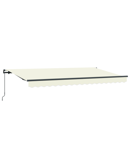 Tenda Retrattile Crema e Antracite 4 x 2 m