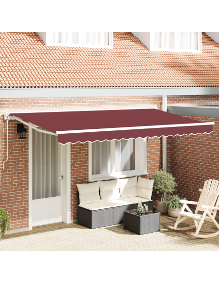 Tenda Retrattile Borgogna 400x200 cm
