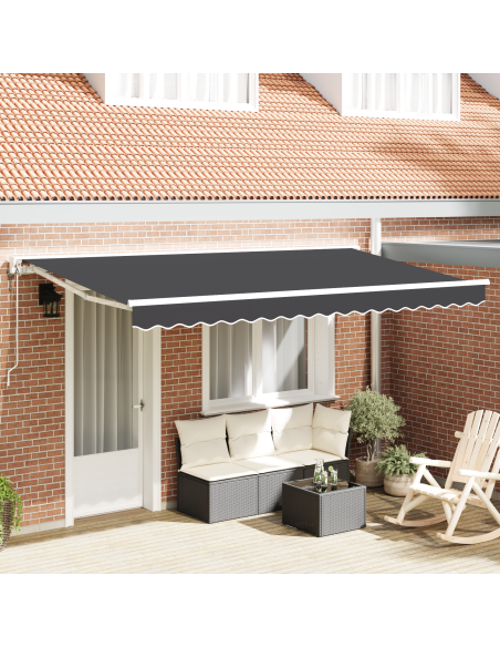 Tenda Retrattile Antracite 400x200 cm