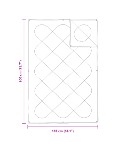 Set di Piumoni con cuscino 2 pcs Bianco Microfibra