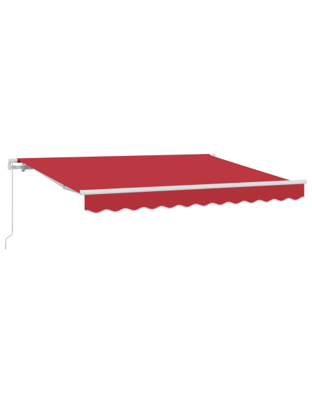Tenda Retrattile Rosso e Bianco