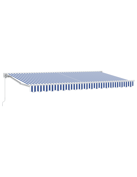 Tenda Retrattile Blu e Bianco 400x200 cm