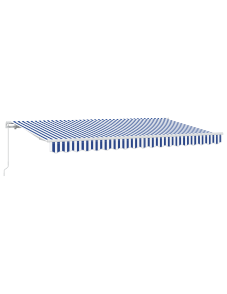 Tenda Retrattile Blu e Bianco 400x200 cm 400 x 200 cm 4x2 m