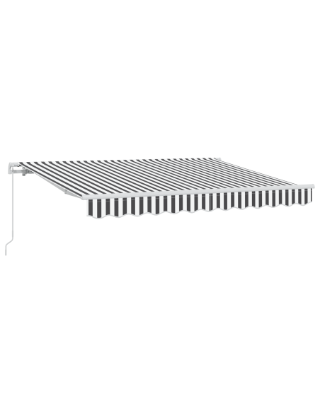 Tenda Retrattile Antracite e Bianco