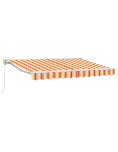 Tenda Retrattile Multicolore 350 x 200 cm Poliestere e Metallo