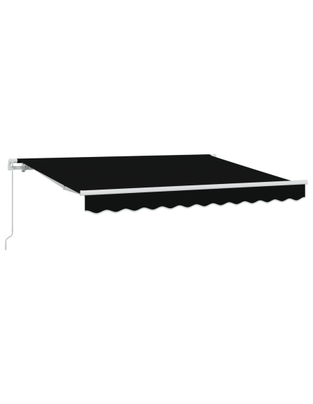 Tenda Retrattile Nero e Bianco