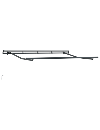 Tenda Retrattile Marrone 350 x 200 cm Tessuto