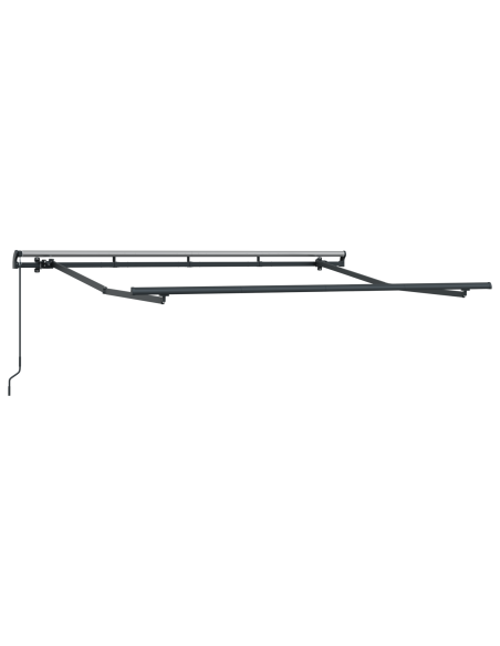 Tenda Retrattile Marrone 350 x 200 cm Tessuto