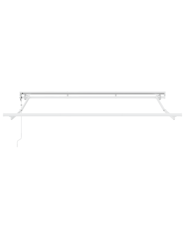 Tenda Retrattile Antracite e Bianco 350 x 200 cm