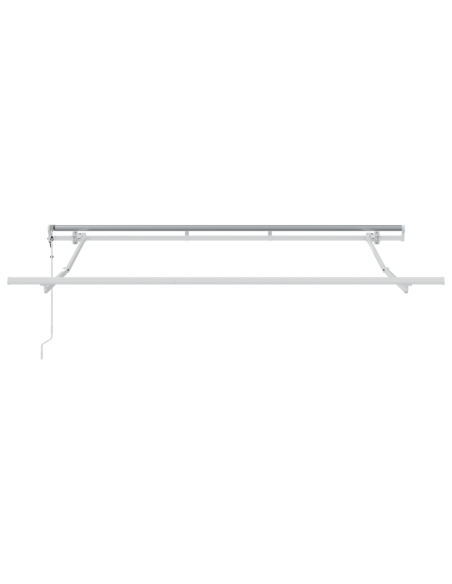 Tenda da sole automatica retrattile rossa e bianca 350x200 cm