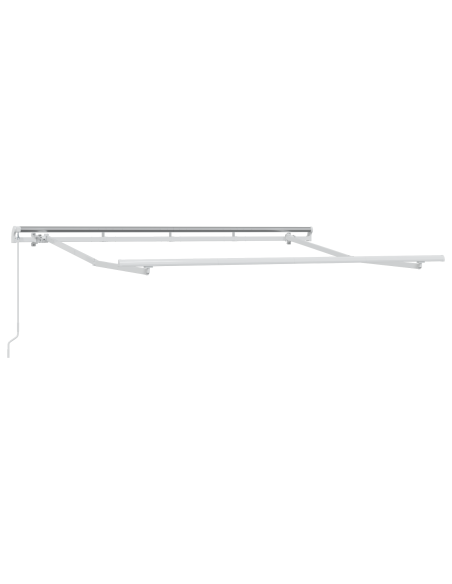 Tenda Retrattile Giallo, arancione e bianco 3,5 x 2 m